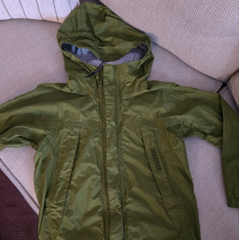 Marmot Green Hooded Jacket